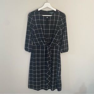 Ralph Lauren Windowpane Dress (Size 4)